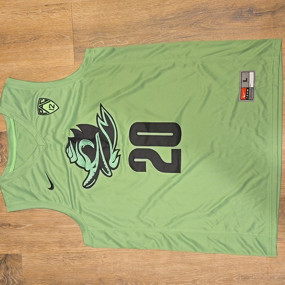 Sabrina Ionescu Oregon Ducks WNBA Stirtched Mens Large L New